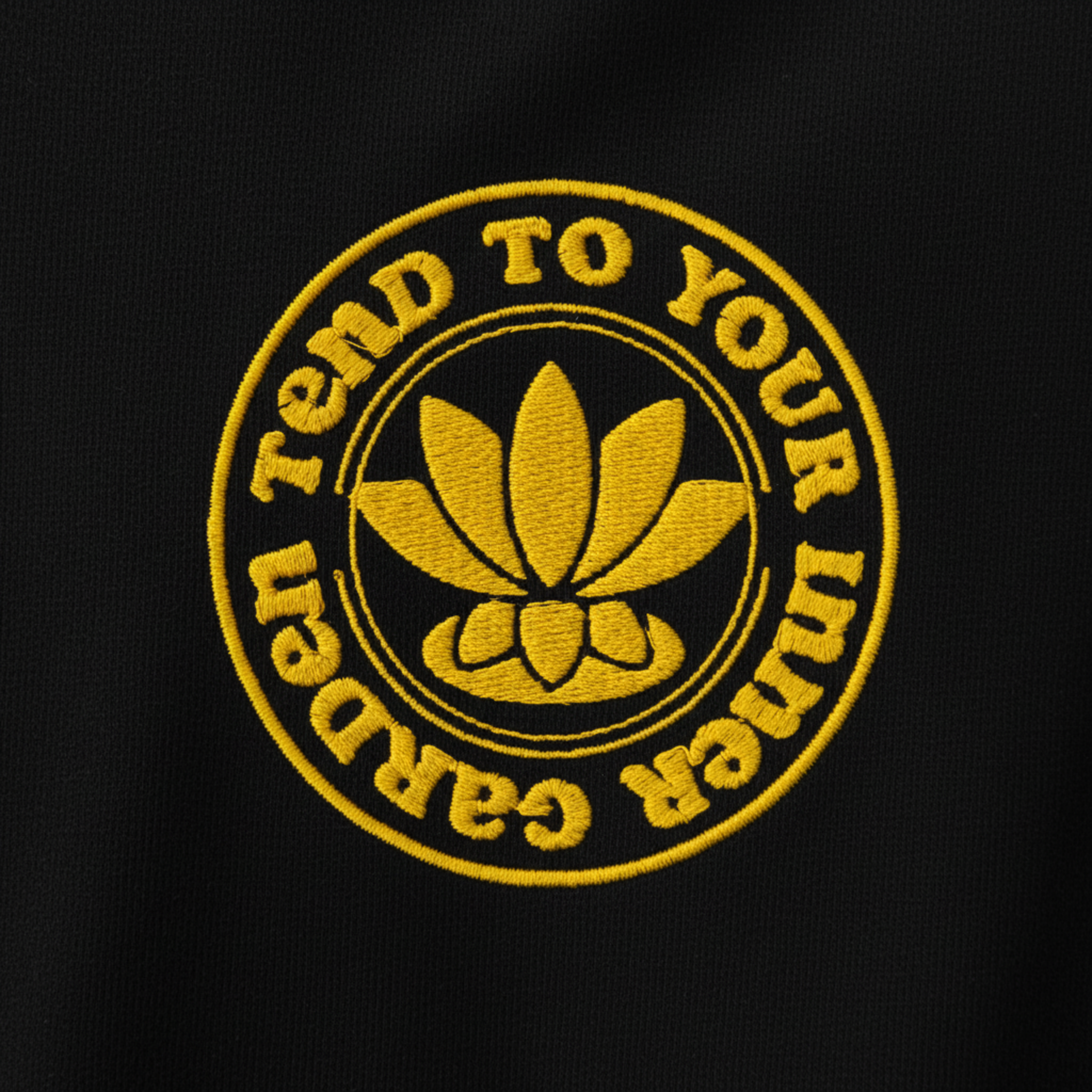 'Tend To Your Inner Garden' Embroidered Champion Jacket