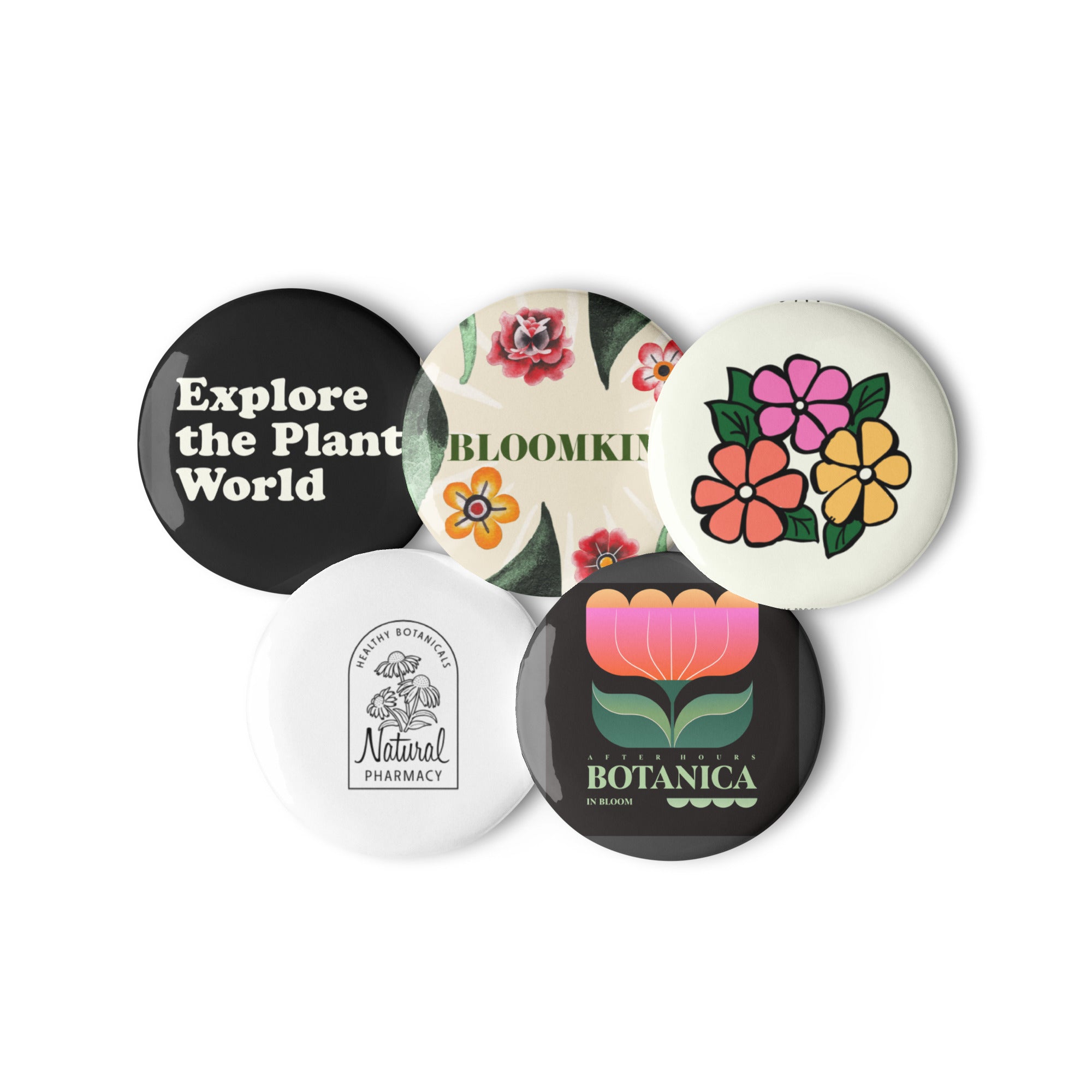'Stay Grounded' Set of pin buttons