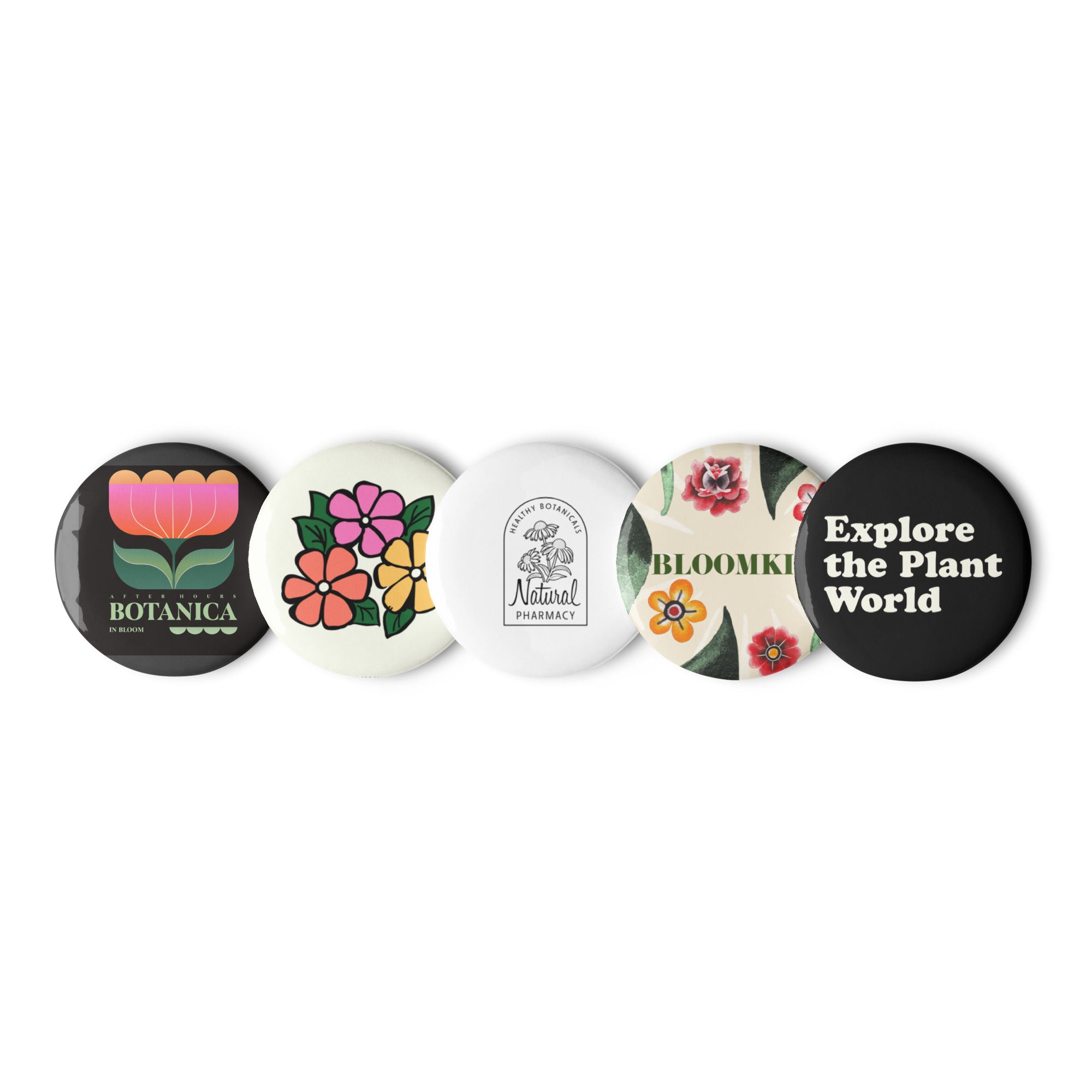 'Stay Grounded' Set of pin buttons
