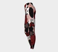 Cranberry Spray Yoga Leggings
