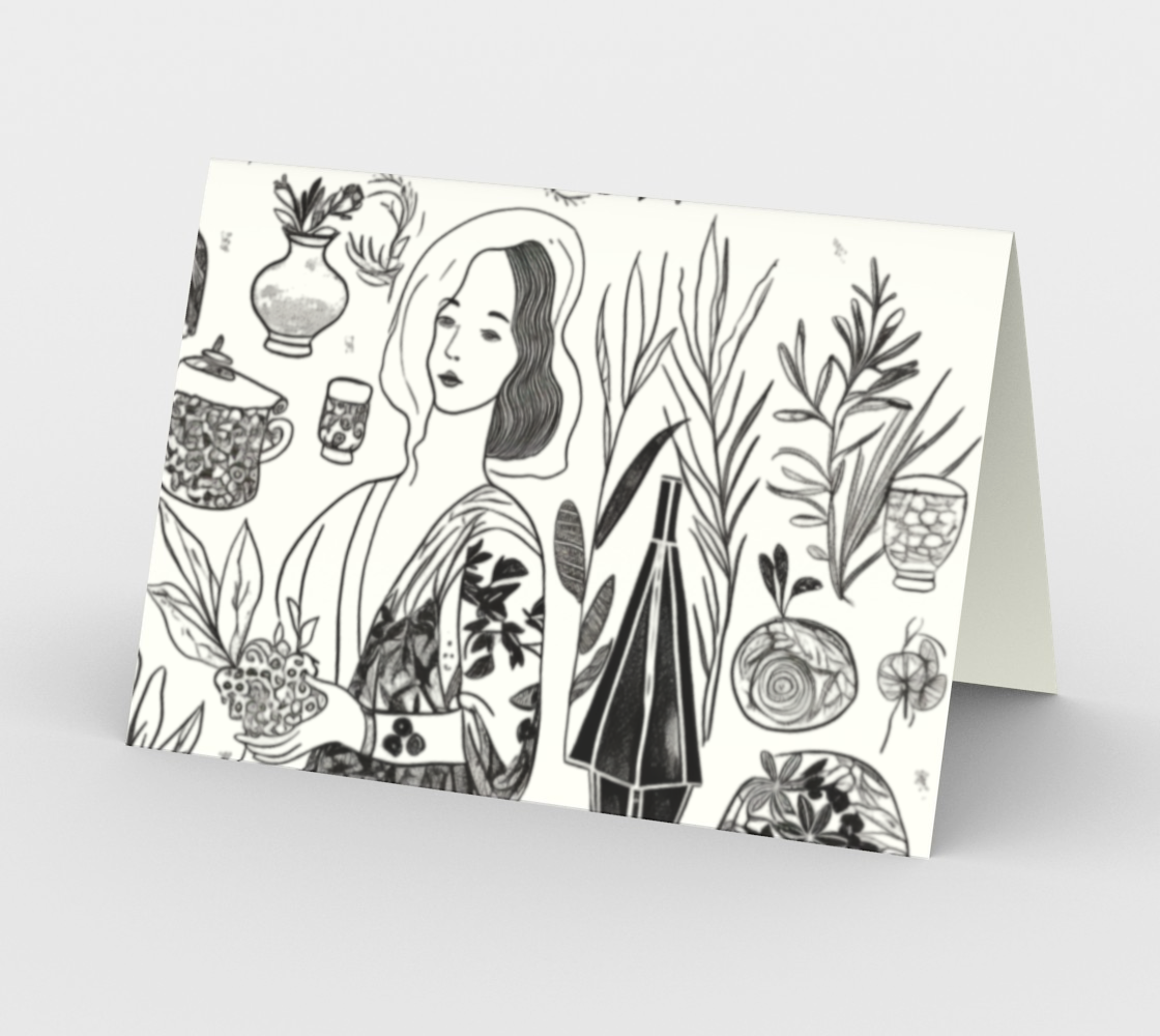 Tea Time Greeting Card