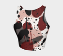 Cranberry Spray Crop Top