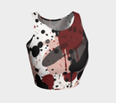 Cranberry Spray Crop Top