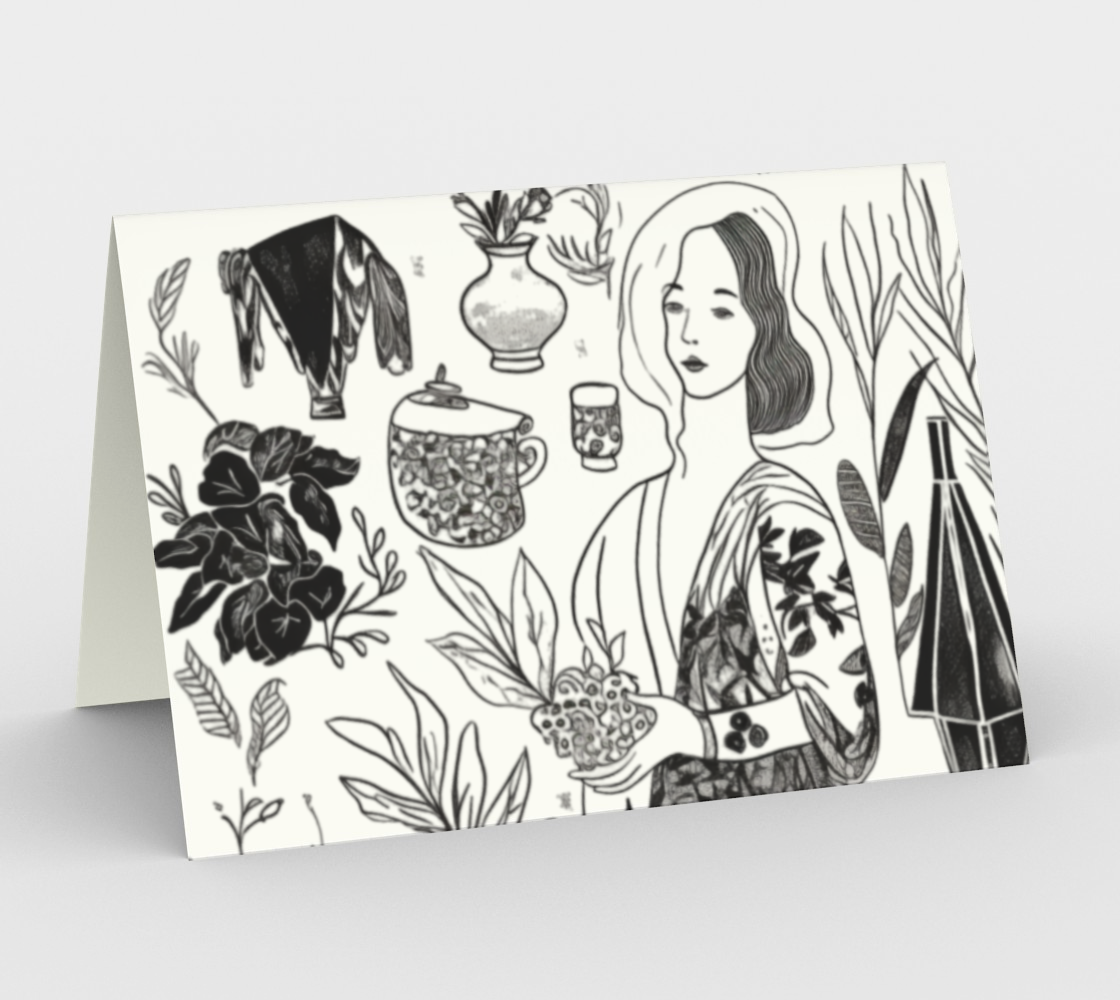 Tea Time Greeting Card