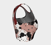 Cranberry Spray Crop Top