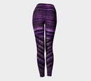 Grape Skelly Yoga Leggings / The Oz Collection