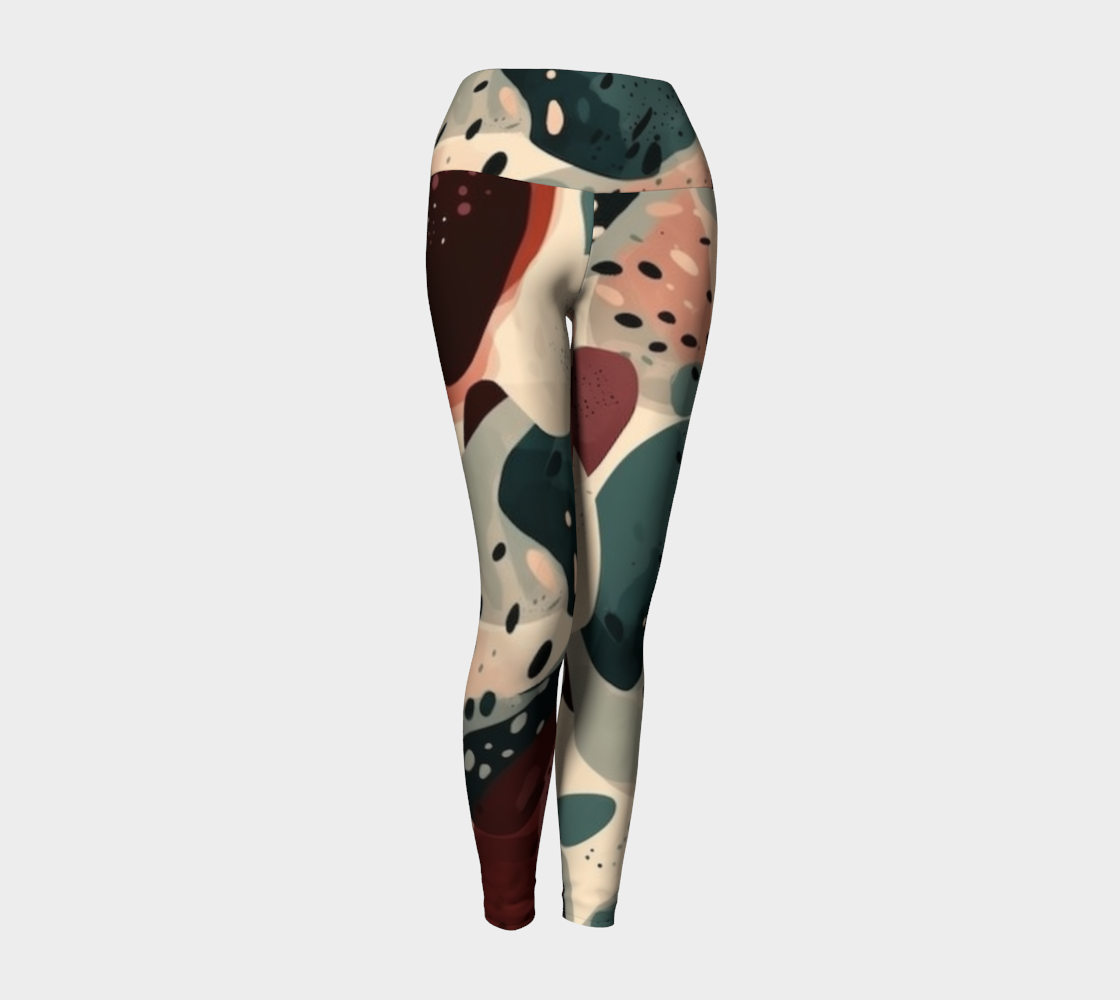 Alien Orbs Yoga Leggings