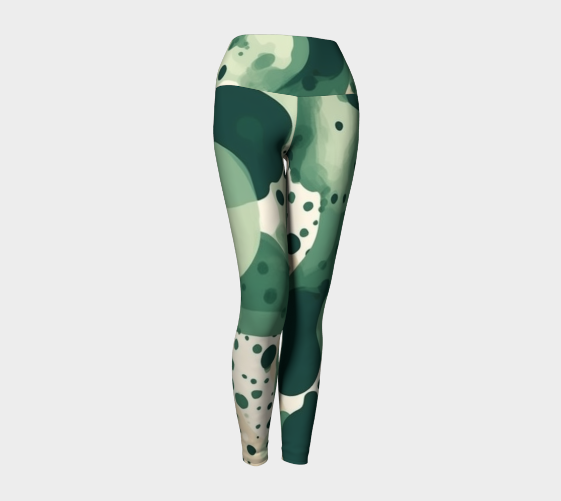 Mushroom Clouds Yoga Leggings