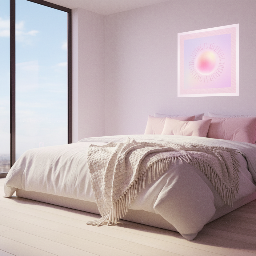 Believing Is Receiving Wall Art Print