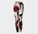 Cranberry Spray Yoga Leggings